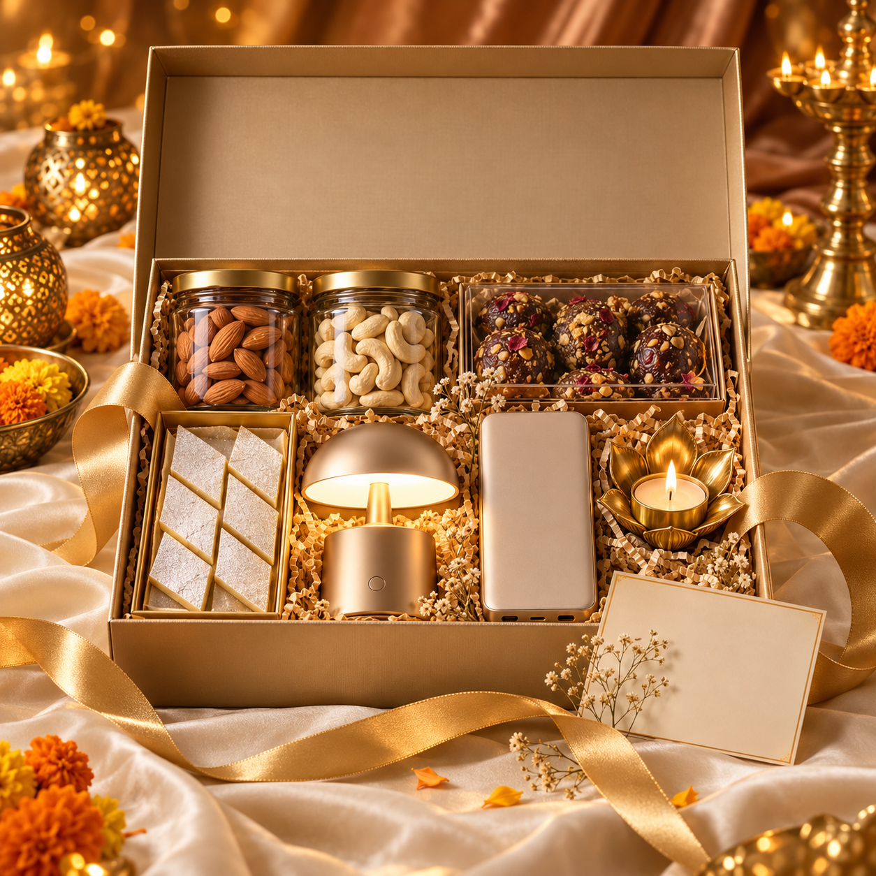 Illustrative hamper concept: The Festival of Light Box